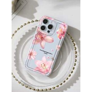 Hibiscusbloemen Telefoonhoes – Geschikt voor iPhone & Samsung Galaxy