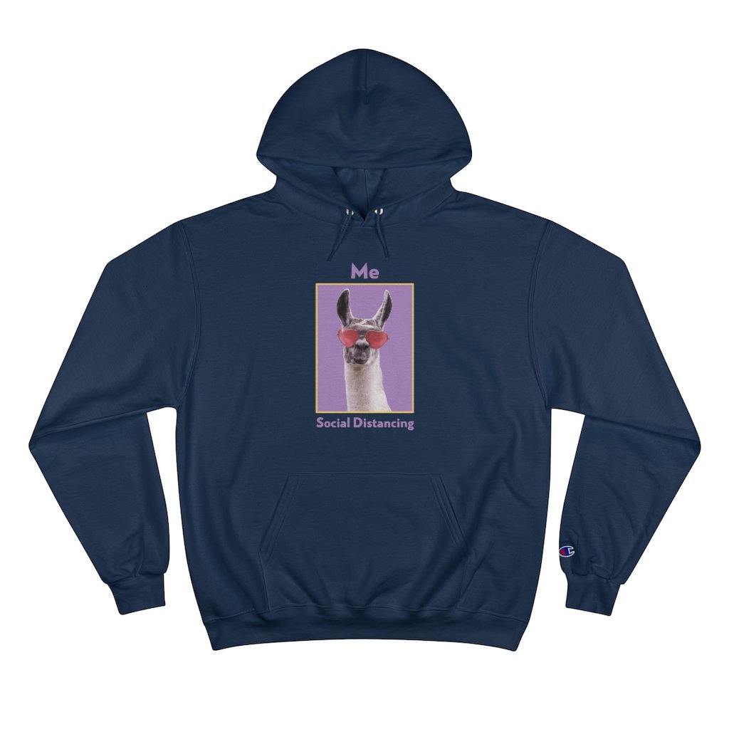 Me Love Social Distancing Champion Hoodie - SelHope Fashion