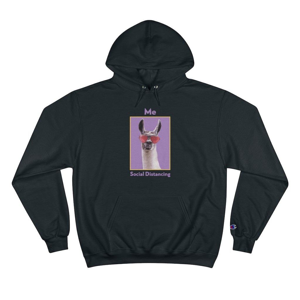 Me Love Social Distancing Champion Hoodie - SelHope Fashion